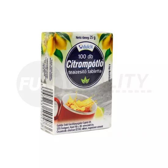 DULCIT CITROMPÓTLÓ TABLETTA 100DB