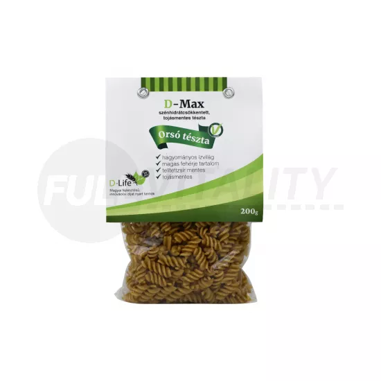 D-LIFE SZÉNHIDRÁTCSÖKKENTETT ORSÓ TÉSZTA 200G