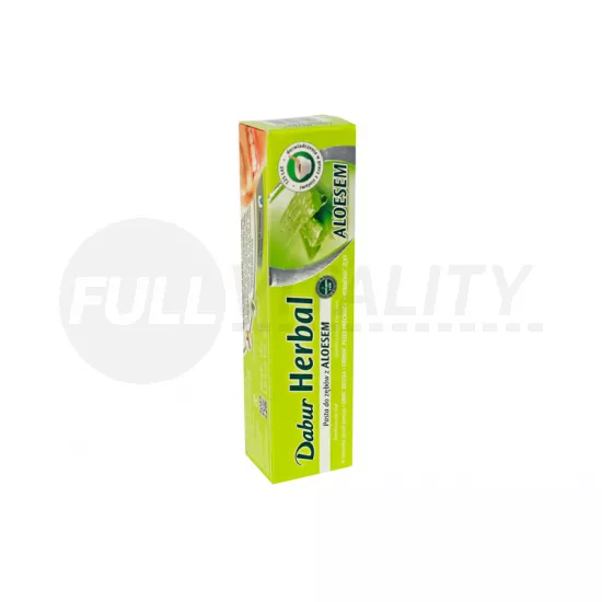 DABUR FLUORIDMENTES GYÓGYNÖVÉNYES FOGKRÉM ORGANIKUS ALOE VERA 100ML