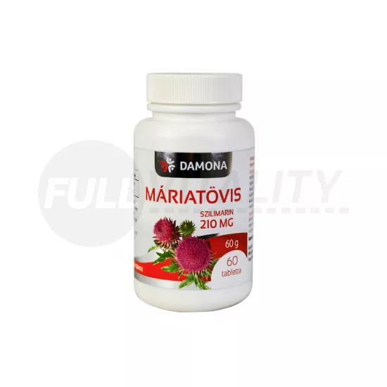 DAMONA MÁRIATÖVIS SZILIMARIN 210MG TABLETTA 60DB