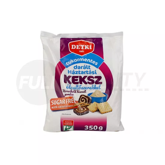 DETKI CUKORMENTES DARÁLT HÁZTARTÁSI KEKSZ ÉDESÍTŐSZEREKKEL 350G