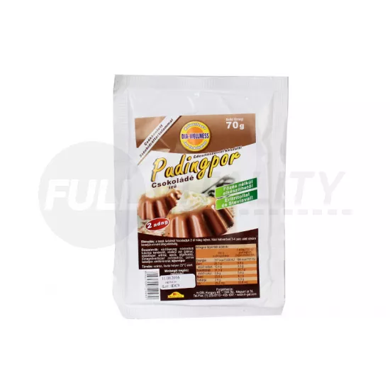 DIA-WELLNESS CSÖKKENTETT CH PUDINGPOR CSOKIS LAKTÓZMENTES 70G