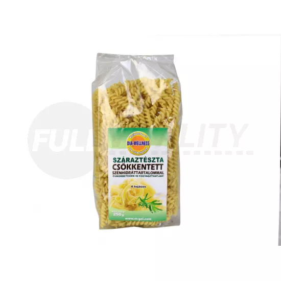 DIA-WELLNESS CSÖKKENTETT SZÉNHIDRÁTTARTALMÚ SZÁRAZTÉSZTA ORSÓ 250G