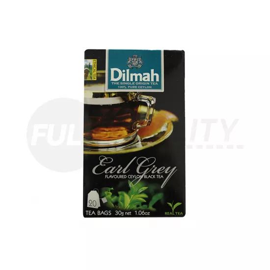 DILMAH TEA EARL GREY FEKETE BERGAMOTTAL 30G