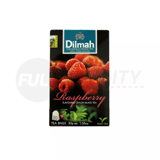 DILMAH TEA RASPBERRY AROMÁS FEKETE 30G