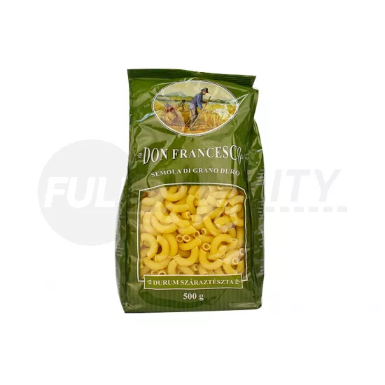 DON FRANCESCO CORNETTI RIGATI DURUM TÉSZTA SZARVACSKA 500G