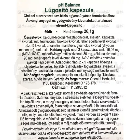 DR.CHEN LÚGOSÍTÓ KAPSZULA 60DB