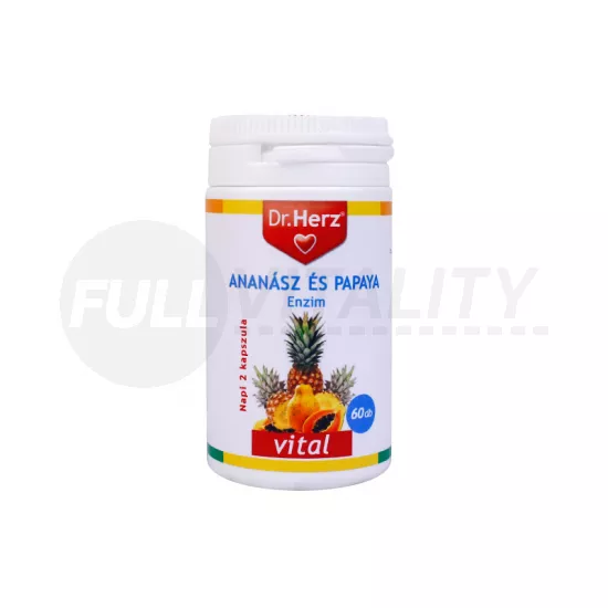 DR. HERZ ANANÁSZ-PAPAYA KAPSZULA 60DB