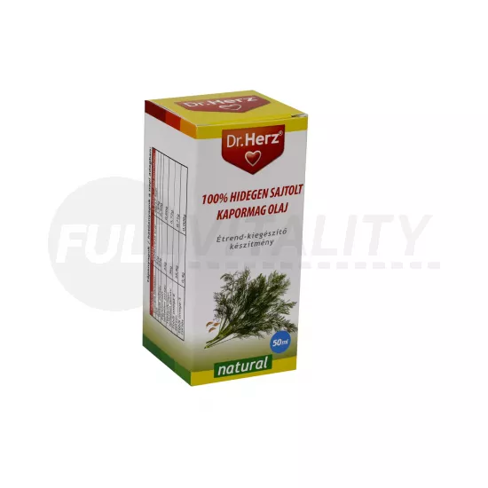 DR. HERZ KAPORMAG OLAJ 100% HIDEGEN SAJTOLT 50ML