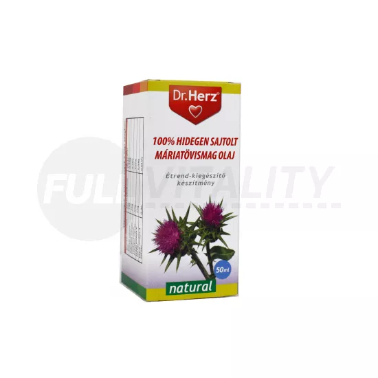 DR. HERZ MÁRIATÖVISMAG OLAJ 100% HIDEGEN SAJTOLT 50ML