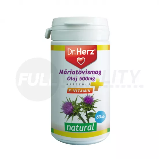 DR. HERZ MÁRIATÖVISMAG OLAJ 500MG KAPSZULA 60DB
