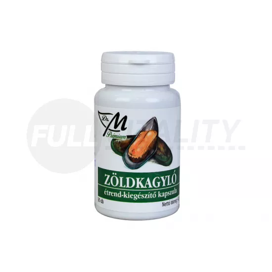 DR.M PRÉMIUM ZÖLDKAGYLÓ KAPSZULA 80DB