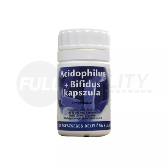 DR.MARCUS ACIDOPHILUS + BIFIDUS 300MG KAPSZULA 90DB