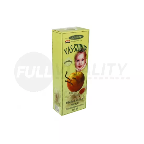 DR. MILESZ VAS-SZIRUP GYERMEKEKNEK 250ML