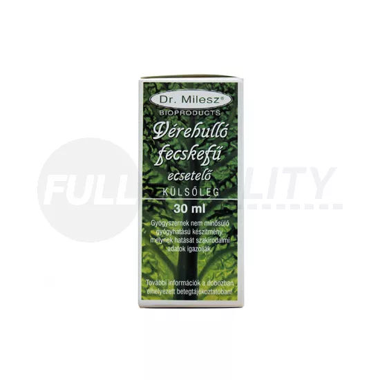 DR.MILESZ VÉREHULLÓ FECSKEFŰ KÜLSŐLEGES OLDAT 30ML