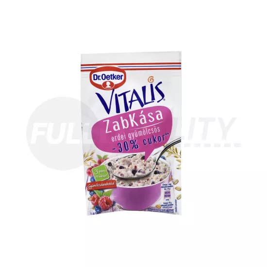 DR.OETKER VITALIS ZABKÁSA ERDEI GYÜMÖLCSÖS -30% CUKOR 53G