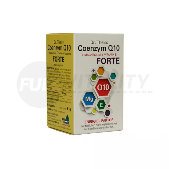 DR. THEISS COENZYM Q10 MAGNÉZIUM + E-VITAMIN FORTE KAPSZULA 60DB