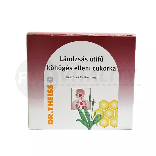 DR. THEISS LÁNDZSÁS ÚTIFŰ KÖHÖGÉS ELLENI CUKORKA 50G