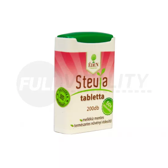 ÉDEN PRÉMIUM STEVIA TABLETTA 200DB