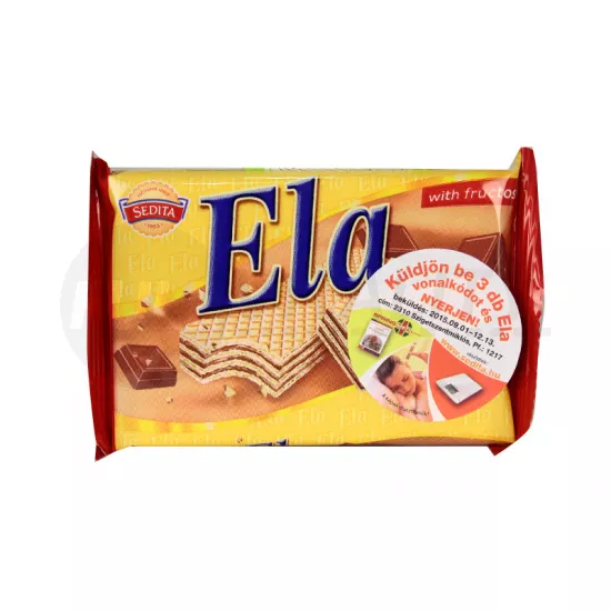 ELA CSOKOLÁDÉS OSTYASZELET FRUKTÓZZAL 40G