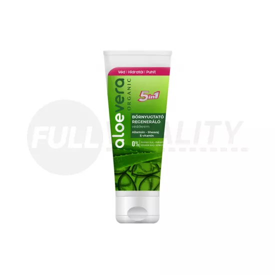 ALOE VERA ORGANIC BŐRNYUGTATÓ REGENERÁLÓ VÉDŐKRÉM E-VITAMINNAL 5IN1 100ML