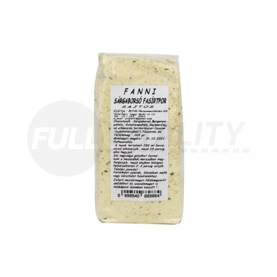 FANNI SÁRGABORSÓ FASÍRTPOR SAJTOS 200G