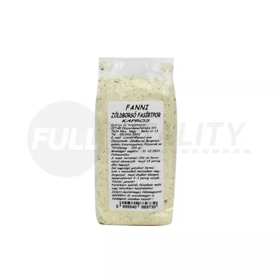 FANNI ZÖLDBORSÓ FASÍRTPOR KAPROS 200G