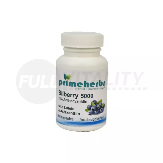 PRIMEHERBS FEKETE ÁFONYA 5000MG+LUTEIN ASTAXANTHIN 60DB