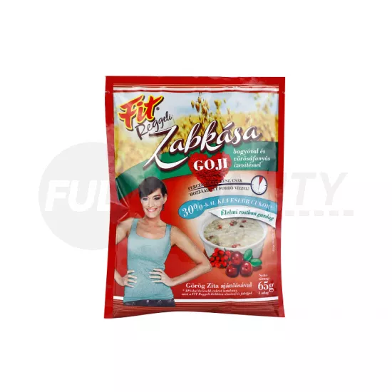 FIT REGGELI ZABKÁSA GOJI BOGYÓVAL ÉS VÖRÖSÁFONYÁVAL 65G