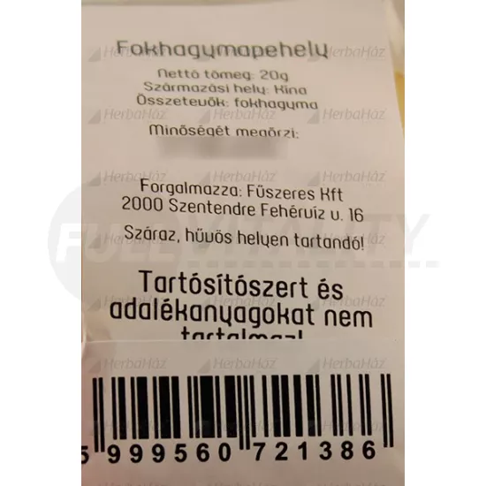 FŰSZERÉSZ FOKHAGYMAPEHELY 20G
