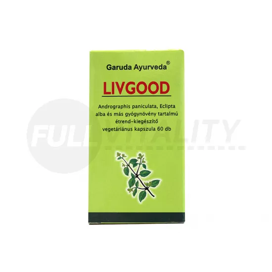 GARUDA AYURVEDA LIVGOOD KAPSZULA VEGETÁRIÁNUS 60DB