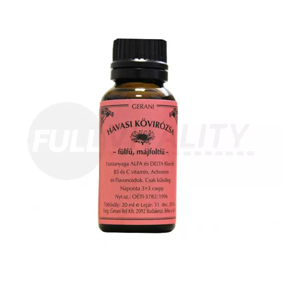 GERANI CSEPPEK HAVASI KÖVIRÓZSA 20ML