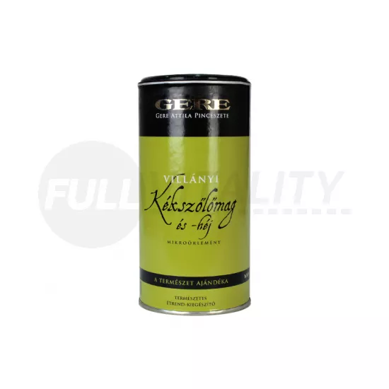 GERE VILLÁNYI KÉKSZŐLŐMAG ÉS -HÉJ MIKROŐRLEMÉNY 150G