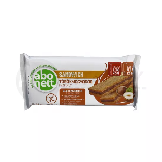 GLUTÉNMENTES ABONETT SANDWICH TÖRÖKMOGYORÓS 26G