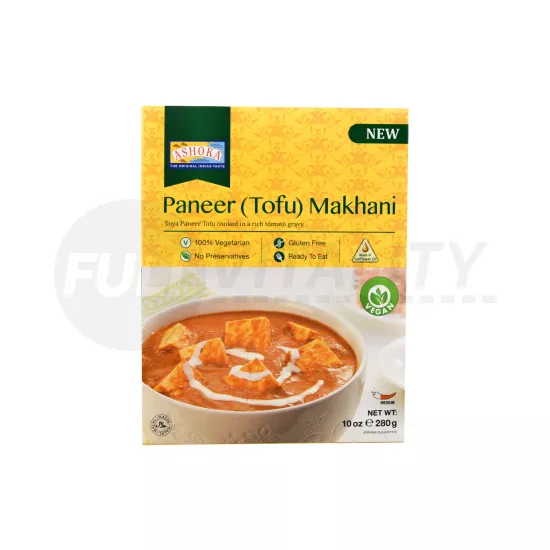 GLUTÉNMENTES ASHOKA VEGÁN PANEER TOFU MAKHANI INDIAI KÉSZÉTEL 280G