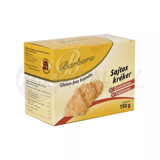 GLUTÉNMENTES BARBARA KRÉKER SAJTOS 150G