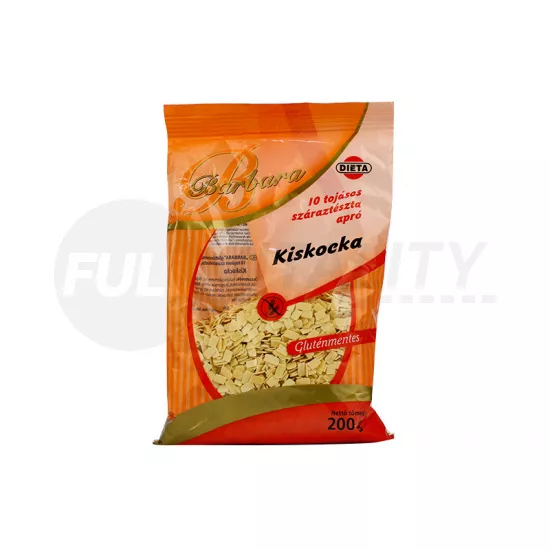 GLUTÉNMENTES BARBARA TÉSZTA KISKOCKA 200G