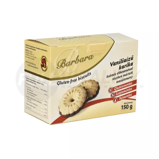 GLUTÉNMENTES BARBARA VANÍLIÁS KARIKA 150G