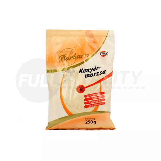 GLUTÉNMENTES BARBARA ZSEMLEMORZSA 250G