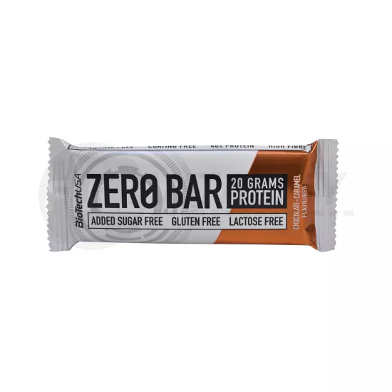GLUTÉNMENTES BIOTECHUSA ZERO BAR CSOKOLÁDÉ-KARAMELL ÍZŰ 50G