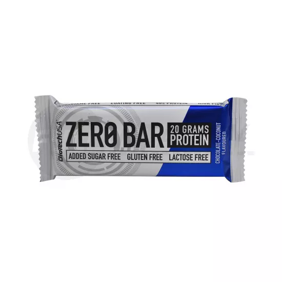 GLUTÉNMENTES BIOTECHUSA ZERO BAR CSOKOLÁDÉ-KÓKUSZ ÍZŰ 50G