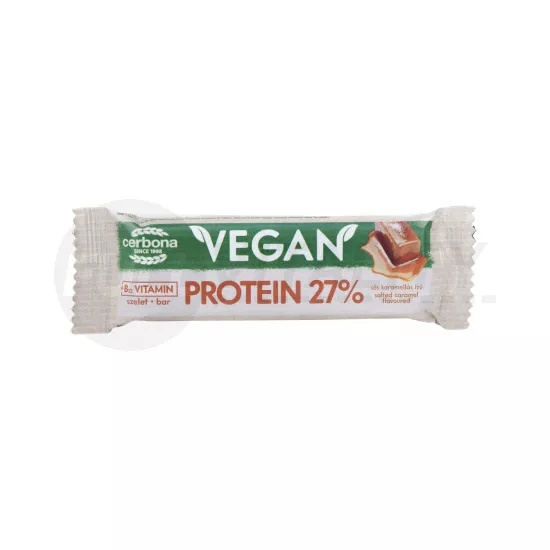 GLUTÉNMENTES CERBONA VEGÁN SÓS-KARAMELL SZELET PROTEINES 40G