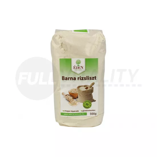 GLUTÉNMENTES ÉDEN PRÉMIUM BARNA RIZSLISZT 500G