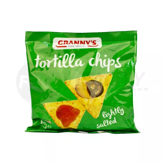 GLUTÉNMENTES GRANNYS NATÚR TORTILLA CHIPS 60G