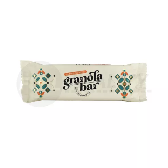 GLUTÉNMENTES GRANOLA SZELET KARAMELLIZÁLT PEKÁNDIÓVAL 55G