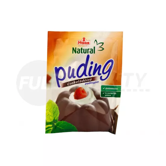 GLUTÉNMENTES HAAS NATURAL PUDINGPOR CSOKOLÁDÉS 44G