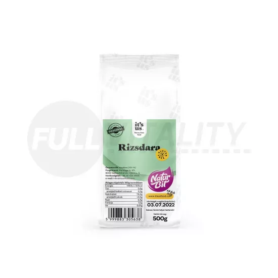 GLUTÉNMENTES ITS US NATURBIT RIZSDARA 500G