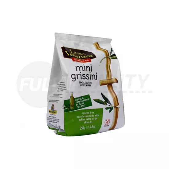 GLUTÉNMENTES LE VENEZIANE MINI GRISSINI SÓS RÚD 250G