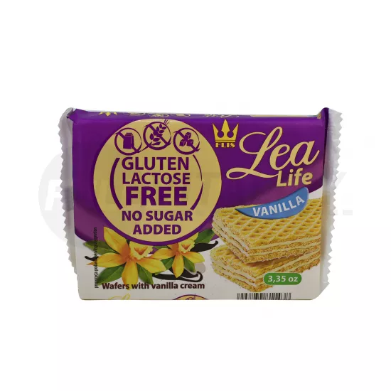 GLUTÉNMENTES LEA LIFE VANÍLIÁS OSTYASZELET HOZZÁADOTT CUKOR NÉLKÜL 95G