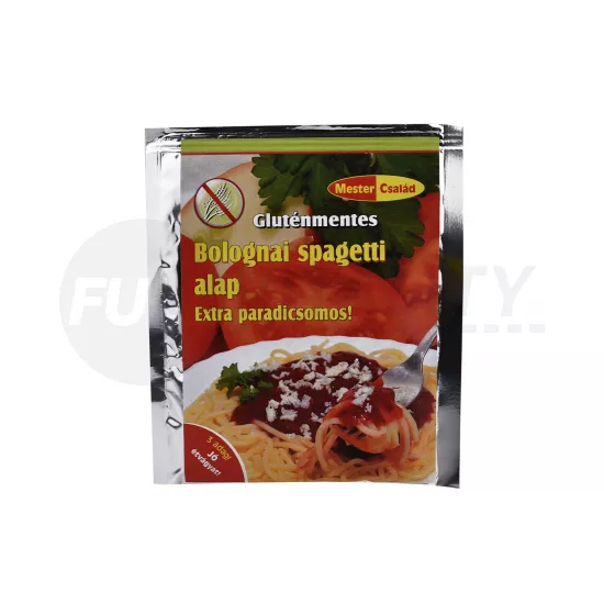 GLUTÉNMENTES MESTER CSALÁD ALAP BOLOGNAI SPAGETTI 50G